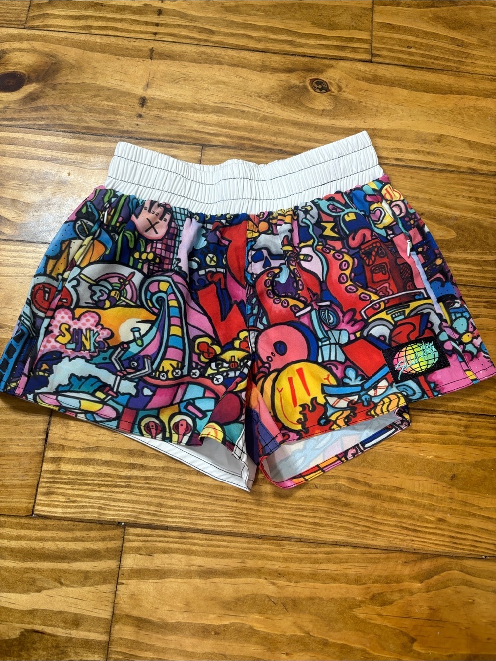 Slunks Slunkadoodles Pattern By Liam Koett Size XXS Women’s Shorts